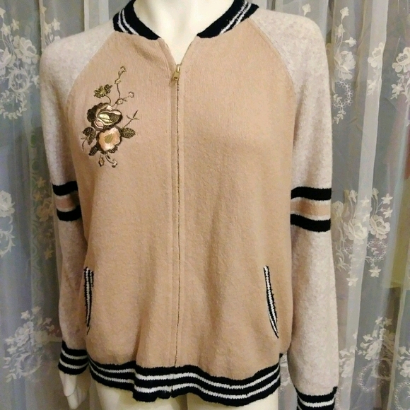 Mossimo Supply Co. Jackets & Blazers - Blush Bomber Jacket/Sweater
